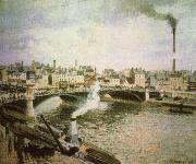 Camille Pissarro Morning,overcast Wather, oil painting reproduction